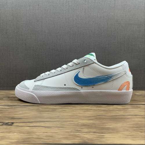 【240】[DM0882-100]-[MAYUMI YAMASE X BLAZER LOW 77 FLYLEATHER EARTH DAY WHITE/LIGHT GREY]