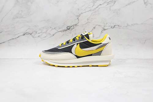 【340】[DJ4877-001]-[SACAI X UNDERCOVER X LDWAFFLE BLACK/SAIL/DARK GREY/BRIGHT CITRON]-[UNISEX:36-46]