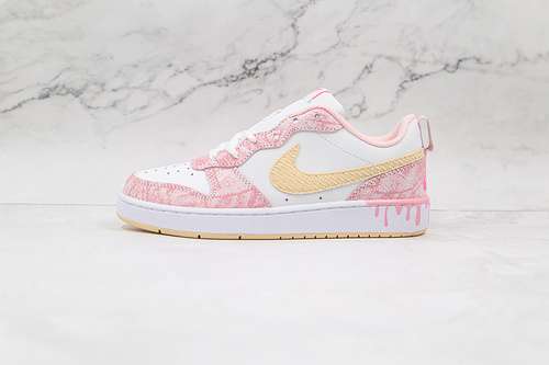 【300】[CK5426-101]-[COURT BOROUGH LOW 2 SE GS PINK/WHITE-GOLD]-[WOMAN:36-40]
