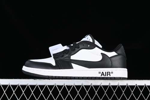 【300】[DM7866-188]-[TRAVIS SCOTT X AIR JORDAN 1 LOW WHITE/BLACK]-[WOMAN:36-39]-[MAN:40-46]