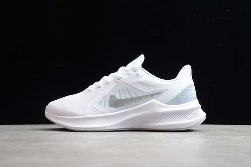 【250】[CI9981-100]-[DOWNSHIFTER 10 WHITE/METALLIC SILVER]-[WOMAN:35.5-39]-[MAN:40-44]