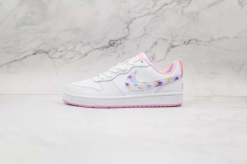【250】[CK5426-100]-[COURT BOROUGH LOW 2 SE WHITE/WHITE/PINK]-[WOMAN:36-40]