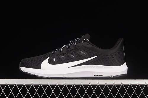 【280】[CI3787-002]-[QUEST 2 RUNNING SHOES BLACK/WHITE/BLACK]-[WOMAN:36-39]-[MAN:40-45]
