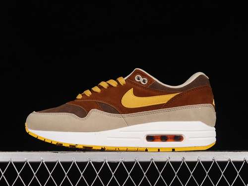 【320】[ZD0482-200]-[AIR MAX 1 DAKR BROWN/WINE RED/YELLOW-WHITE]-[WOMAN:36-39]-[MAN:40-47.5]