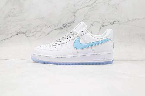 【300】[CT3824-100]-[AIR FORCE 1 LOW 07 WHITE/WHITE/LIGHT BLUE]-[WOMAN:36-39]-[MAN:40-45]