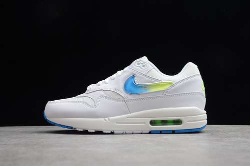 [AO1021-101]-[AIR MAX 1 SE JEWEL SWOOSH WHITE/PHOTO BLUE-LIME BLAST]-[MAN:39-45]-[OG00122]