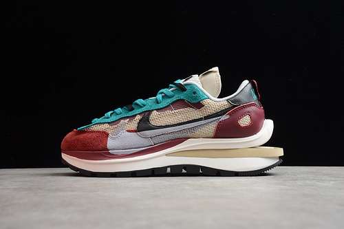 【460】[DD3035-200]-[GZ SACAI X LVD WAFFLE WINE RED/GREEN/GREY]-[WOMAN:36-39]-[MAN:40-46]
