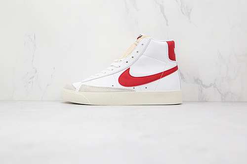 【260】[BQ6806-111]-[BLAZER MID 77 VINTAGE WHITE/WHITE/SAIL/TEAM RED]-[WOMAN:36-39]-[MAN:40-45]