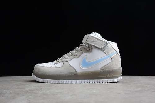 【360】[BC9925-102]-[AIR FORCE 1 MID WOLF GREY/WHITE/BLUE]-[WOMAN:36-39]-[MAN:40-45]