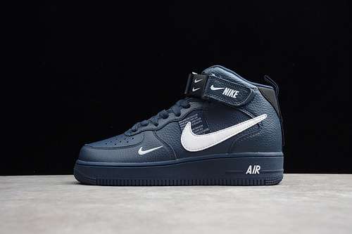 [804609-403]-[AIR FORCE 1 MID UTILITY OBSIDIAN/WHITE-BLACK-TOUR YELLOW]-[UNISEX:36-45]