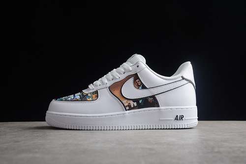 【340】[CW2288-302]-[AIR FORCE 1 LOW 07 WHITE/MULTI-COLOR/BLACK]-[WOMAN:36-39]-[MAN:40-45]