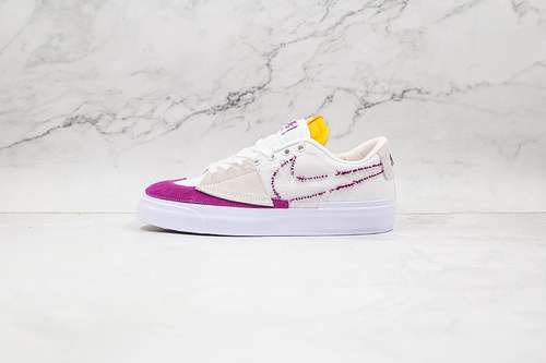 【300】[CI3833-402]-[SB BLAZER MID EDGE HACK PACK WHITE/YELLOW/PURPLE]-[WOMAN:36-39]-[MAN:40-45]