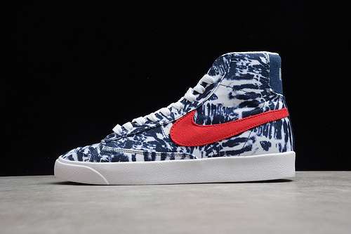 【270】[CZ7874-600]-[SB BLAZER MID&#x27;77 VINTAGE TIE-DYE NAVY BLUE/RED/WHITE]-[UNISEX:36-44]