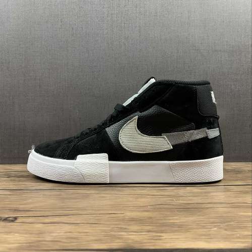 【270】[DA8854-001]-[ZOOM BLAZER MID PREMIUM SB MOSAIC PACK BLACK/WOLF GREY/COOL GREY/WHITE]