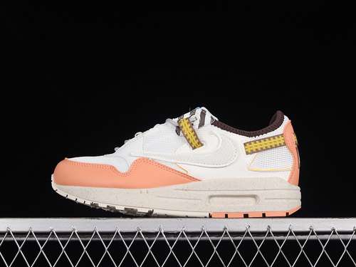【340】[DO9392-800]-[TRAVIS SCOTT X AIR MAX 1 SATURN GOLD/WHITE/ORANGE]-[WOMAN:36-39]-[MAN:40-47.5]
