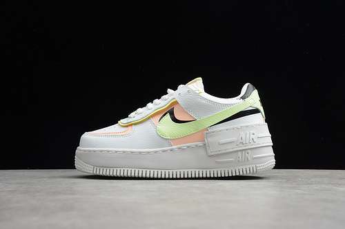 【300】[CI0919-107]-[AIR FORCE 1 SHADOW SUMMIT WHITE/BARELY VOLT/CRIMSON TINT]-[WOMAN:35-40]