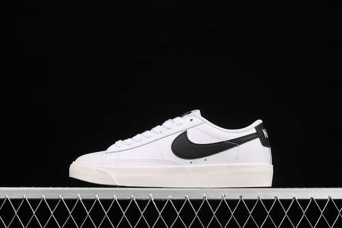 【240】[CI6377-101]-[BLAZER LOW LEATHER WHITE/WHITE/BLACK]-[WOMAN:36-39]-[MAN:40-44]