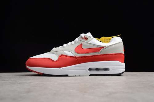 [908375-103]-[AIR MAX 1 ANNIVERSARY OG WHITE/UNIVERSITY RED-NEUTRAL GREY]-[UNISEX:36-45]-[OG00144]