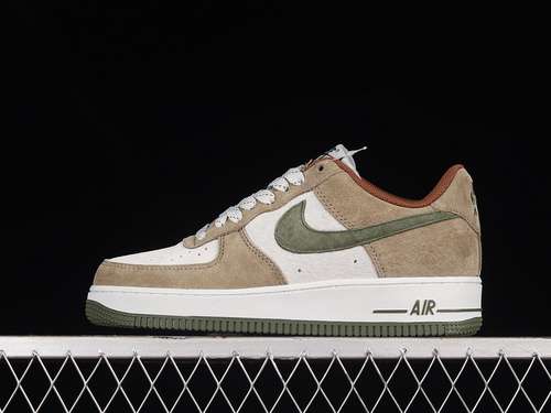 【340】[DD3966-523]-[AKIRA X AIR FORCE 1 LOW 07 SU19 BROWN/WHITE-GREEN]-[WOMAN:36-39]-[MAN:40-45]
