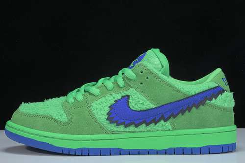 【550】[CJ5378-300]-[GRATEFUL DEAD X SB DUNK LOW GREEN BEAR GREEN/BLUE]-[UNISEX:36-46]