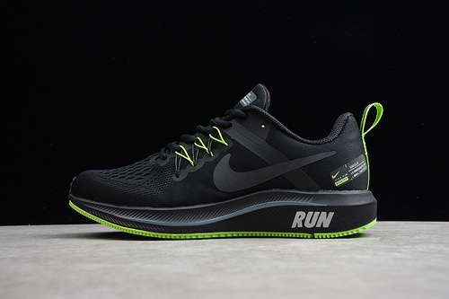 [61-59-68]-[615588-007]-[AIR ZOOM STRUCTURE+ 15 BLACK/BLACK-GREEN]-[MAN:40-44]