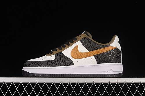 【340】[CW2288-118]-[AIR FORCE 1 07 LOW BLACK/WHITE/BROWN]-[WOMAN:36-39]-[MAN:40-45]
