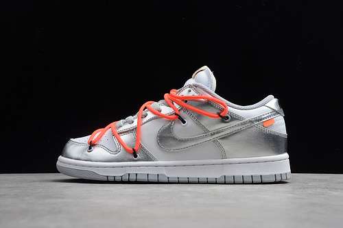 【480】[CT0856-800]-[2020 OW X SB DUNK LOW SILVER/WHITE-BLACK]-[WOMAN:36-39]-[MAN:40-47]