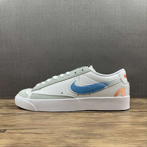 【250】[DM0882-100]-[MAYUMI YAMASE X BLAZER LOW 77 FLYLEATHER EARTH DAY WHITE/MULTI-COLOR]