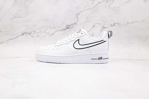 【300】[DH2472-100]-[AIR FORCE 1 LOW WHITE/BLACK/WHITE]-[WOMAN:36-39]-[MAN:40-45]