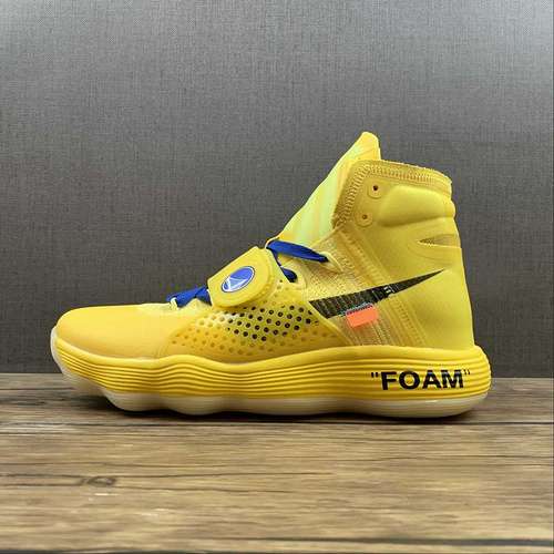 【320】[AJ4578-700]-[OFF-WHITE X HYPERDUNK FLYKNIT YELLOW/YELLOW/YELLOW]-[MAN:40-46]