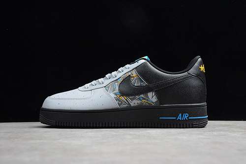 【300】[CQ4217-001]-[AIR FORCE 1 LOW LV8 KSA BLACK/WOLF GREY-BLUE HERO]-[UNISEX:36-45]