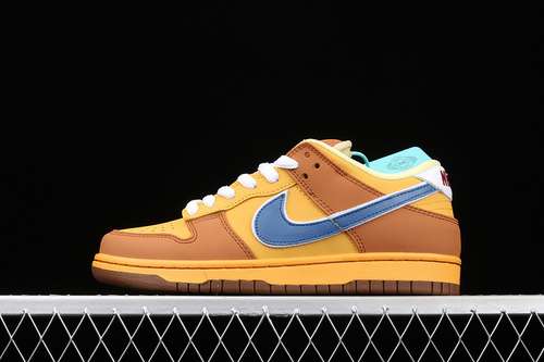 【350】[313170-741]-[DUNK LOW &quot;NEWCASTLE BROWN ALE&quot; TS NEUSKAL YELLOWISH BLUE]-[UNIS