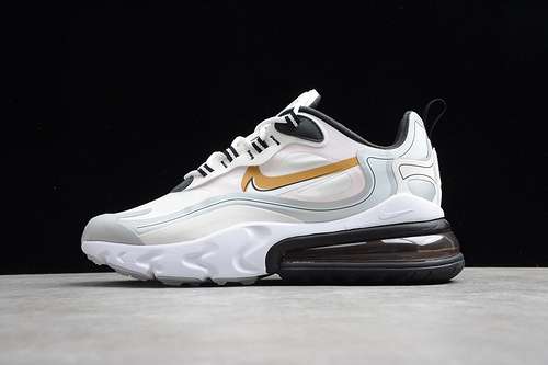 【290】[CK4126-001]-[AIR MAX 270 REACT LX WHITE/GOLD/GREEN]-[WOMAN:36-39]-[MAN:40-45]