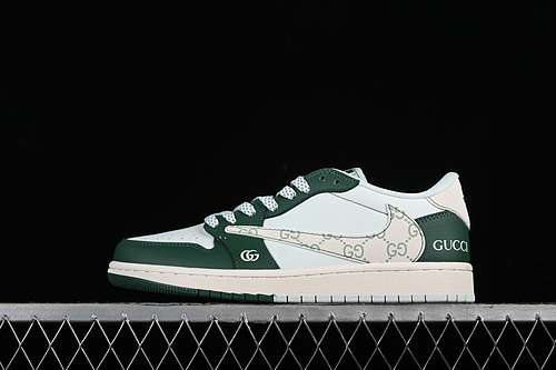 【340】[BB7577-219]-[AIR FORCE 1 07 LOW SUPREME OFF WHITE/GREY/GREEN]-[WOMAN:36-39]-[MAN:40-45]