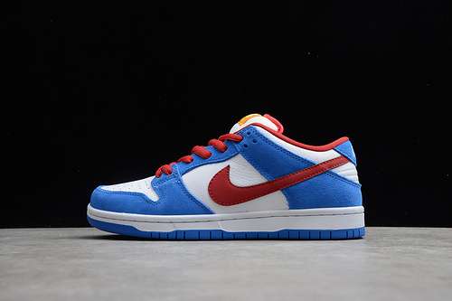【380】[BQ6817-400]-[SB DUNK LOW DORAEMON WHITE/BLUE-UNIVERSITY RED]-[WOMAN:36-39]-[MAN:40-46]