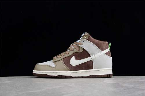 【450】[DH5348-100]-[SB DUNK HIGH SAIL/KHAKI/LIGHT CHOCOLATE]-[WOMAN:36-39]-[MAN:40-47.5]