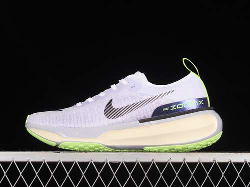 【280】[DR2860-100]-[ZOOM X INVINCIBLE RUN FK 3 WHITE/BLACK/GREEN]-[WOMAN:36-39]-[MAN:40-45]