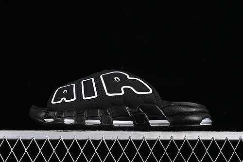 【210】[DV2132-001]-[AIR MORE UPTEMPO SLIDE BBLACK/BLACK/CLEAR/WHITE]-[WOMAN:36-39]-[MAN:40-46]