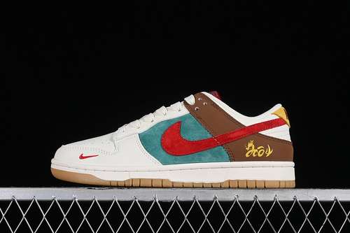 【360】[GJ8309-933]-[SB DUNK LOW WHITE/BROWN/RED/GREEN]-[WOMAN:36-39]-[MAN:40-45]