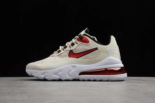 【270】[CT1280-102]-[AIR MAX 270 REACT LIGHT OREWOOD BROWN/CARDINAL RED/BLACK]-[UNISEX:36-45]