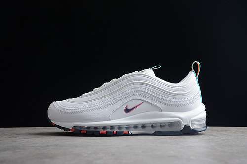 【320】[DH1592-100]-[AIR MAX 97 RUNNING SHOES WHITE/THUNDER BLUE/GREEN]-[WOMAN:36-39]-[MAN:40-45]