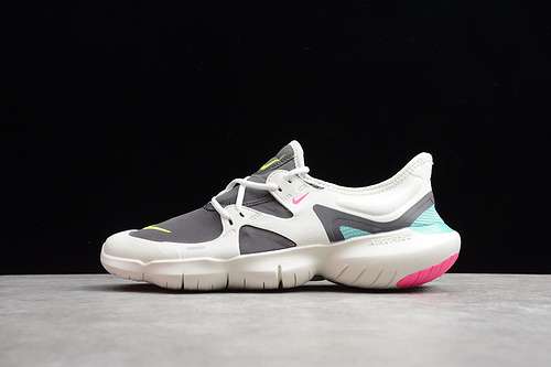 【240】[AQ1316-100]-[FREE RN 5.0 MARATHON RUNNING SHOES SAIL/VOLT-THUNDER GREY]-[UNSIEX:36-45]