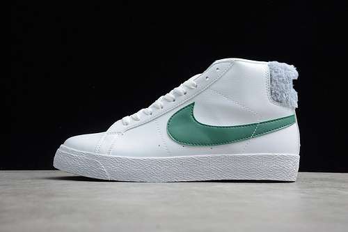 【240】[CJ6983-100]-[SB ZOOM BLAZER MID PRM WHITE/BICOASTAL/GREEN]-[WOMAN:36-39]-[MAN:40-45]