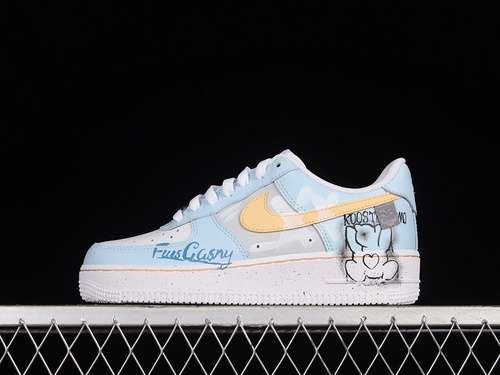 【360】[DD8959-100]-[AIR FORCE 1 LOW 07 LIGHT BLUE/GREY/YELLOW]-[WOMAN:36-39]-[MAN:40-45]
