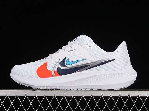 【280】[FB7179-100]-[AIR ZOOM PEGASUS 40 WHITE/BLUE/ORANGE]-[WOMAN:36-39]-[MAN:40-46]