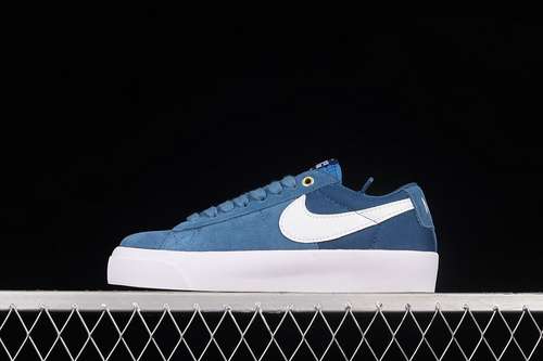 【250】[DC7695-401]-[ZOOM BLAZER LOW PRO GT SB COURT BLUE/GUM LIGHT BROWN/WHITE]-[WOMAN:36-39]-[40-44]