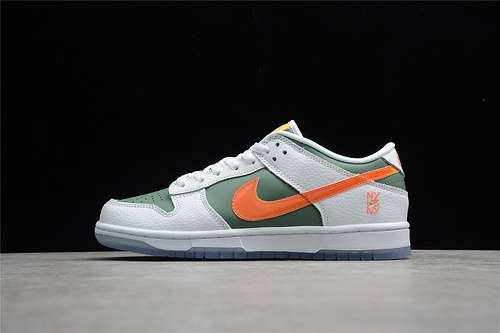 【320】[DN2489-300]-[SB DUNK LOW NY VS NY WHITE/GREEN/ORANGE]-[WOMAN:36-39]-[MAN:40-47]