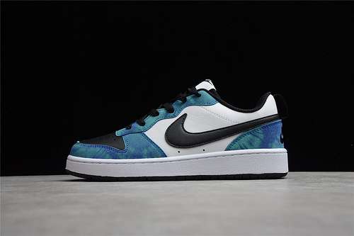 【280】[CT3964-102]-[COURT BOROUGH LOW 2 GS BLUE/BLACK/WHITE]-[WOMAN:36-42]