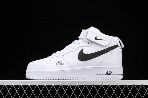 【320】[CV3039-108]-[AIR FORCE 1 MID PREMIUM WHITE/SHADOW GREY/BLACK]-[WOMAN:36-39]-[MAN:40-45]