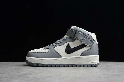 【340】[AQ3778-994]-[AIR FORCE 1 HIGH 07 SU19 GREY/WHITE/BLACK]-[WOMAN:36-39]-[MAN:40-45]